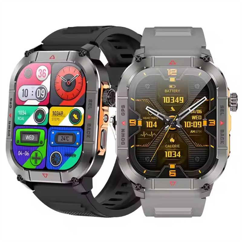 Smartwatch Watches For Men With Gps - Novo hk84 relógio inteligente masculino amoled