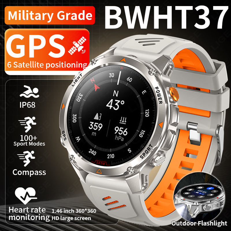 Smartwatch Watches For Men With Gps - Lige robusto gps pista relógio inteligente