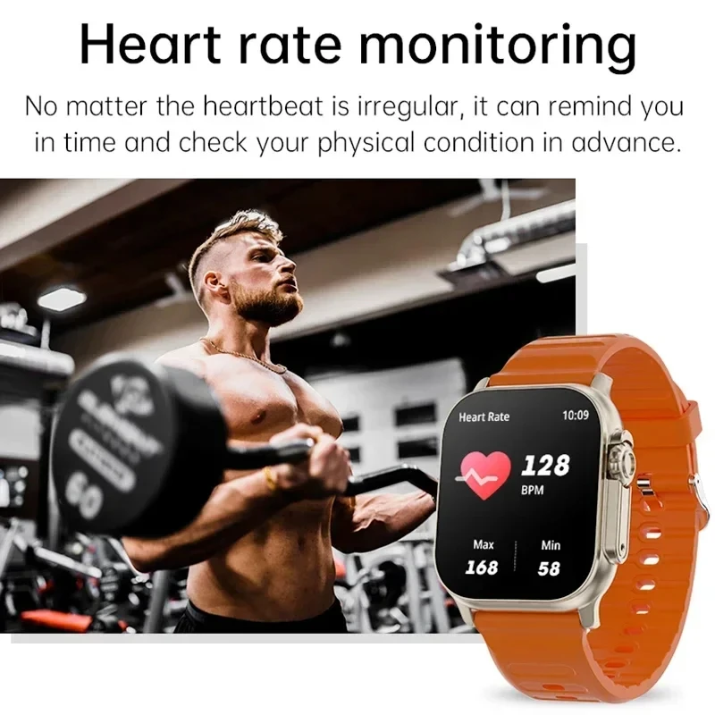 Novo Relógio T10 Ultra Smart W - Smartwatch Watches For Men With Gps avaliação e preço