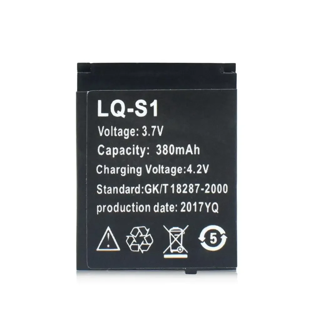 1-100PCS Bateria LQS1 3.7V 380 - Watch V8 avaliação e preço