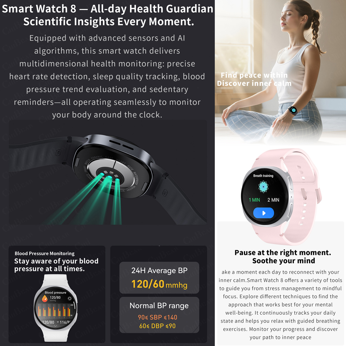 Novos Relógios 2026: Smartwatc - Smartwatch Watches For Men With Gps avaliação e preço