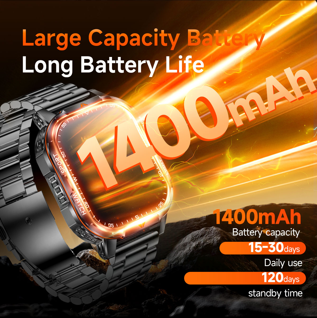 Novo Smartwatch 2026 com Bater - Smartwatch Watches For Men With Gps avaliação e preço