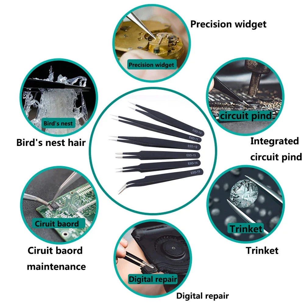 Conjunto de 6 Peças de Pinças  - Watch Watch Xs avaliação e preço