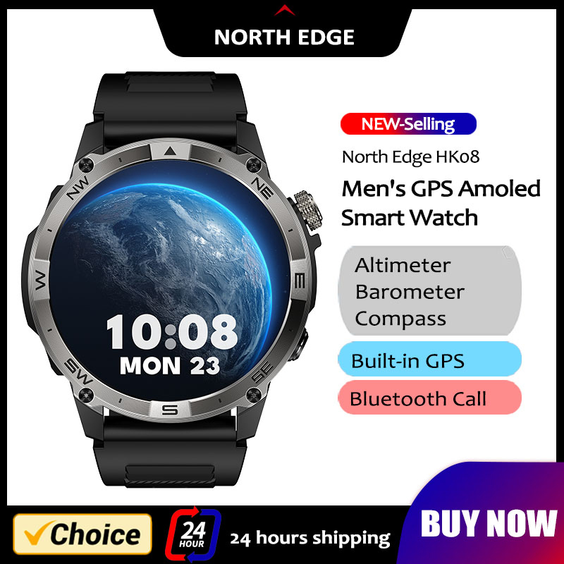 North edge gps esportes relógi - Smartwatch Watches For Men With Gps avaliação e preço