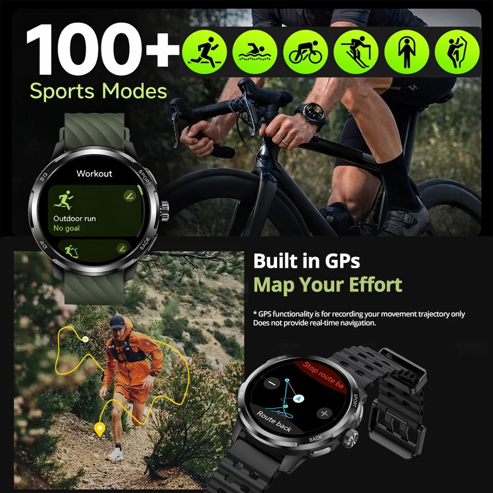 Relógio Inteligente Ulefone Ar - Smartwatch Watches For Men With Gps avaliação e preço