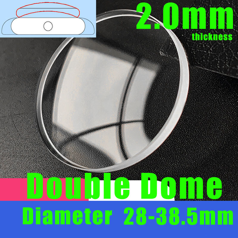 Cúpula dupla 2.0mm relógio red - Watch Crystal Replacement avaliação e preço