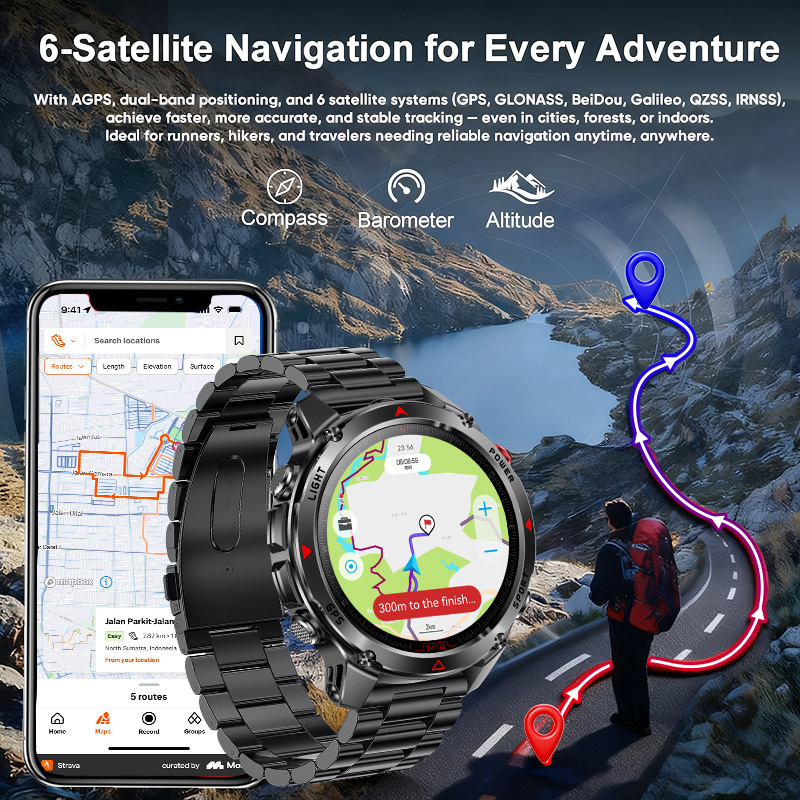 T-rex 3 pro grau militar agps  - Smartwatch Watches For Men With Gps avaliação e preço