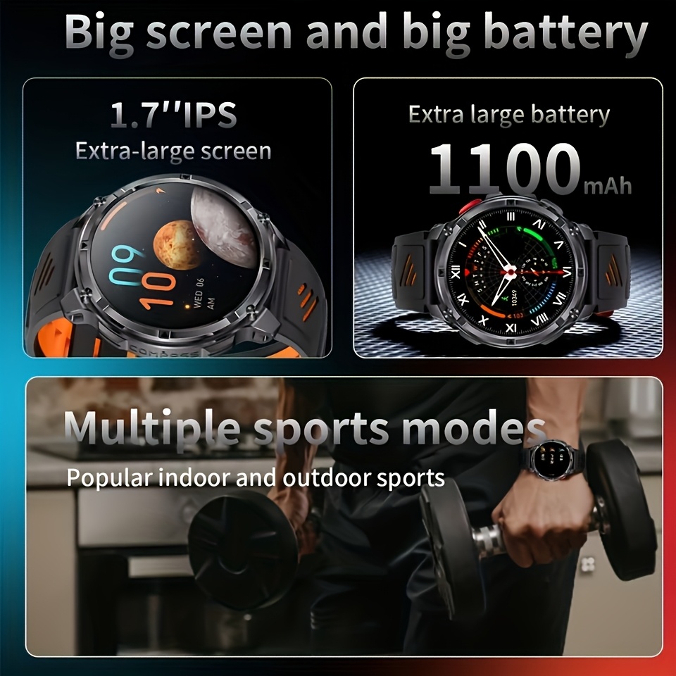 Novo Smartwatch T-REX3 Ultra c - Smartwatch Watches For Men With Gps avaliação e preço