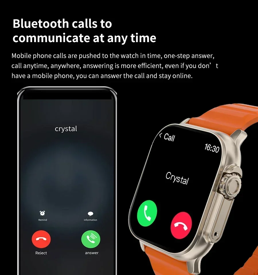 Novo Relógio Série 9 PK HK8 PR - Smartwatch Watches For Men With Gps avaliação e preço