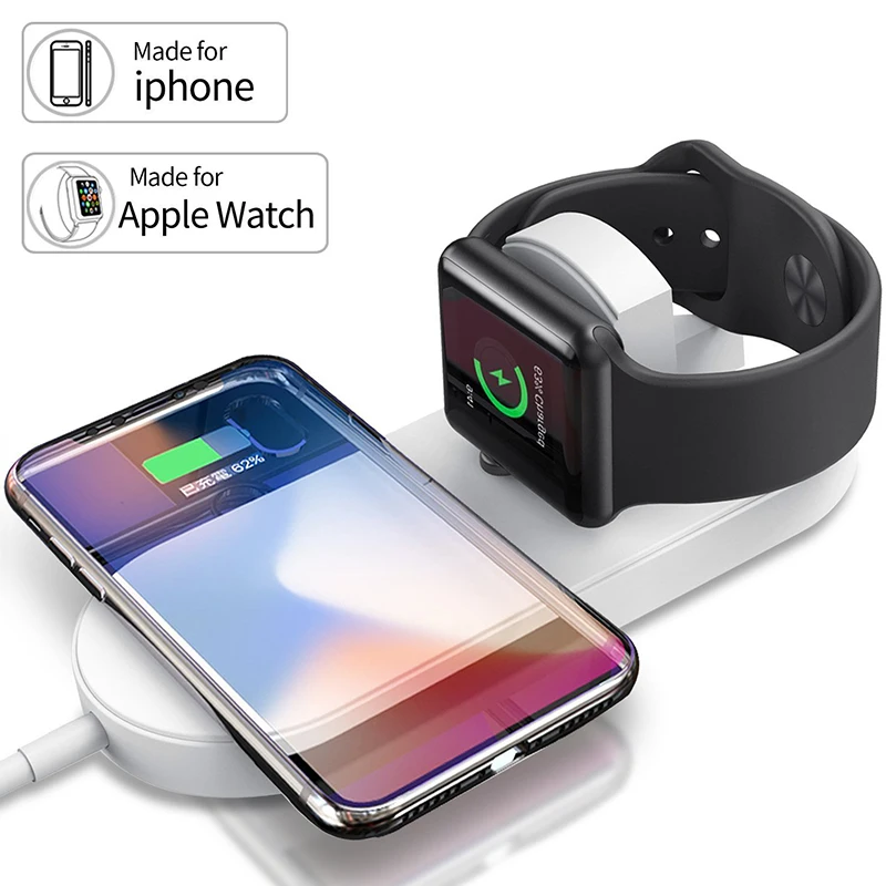 2 em 1 almofada de carregador  - Watch Watch Xs avaliação e preço
