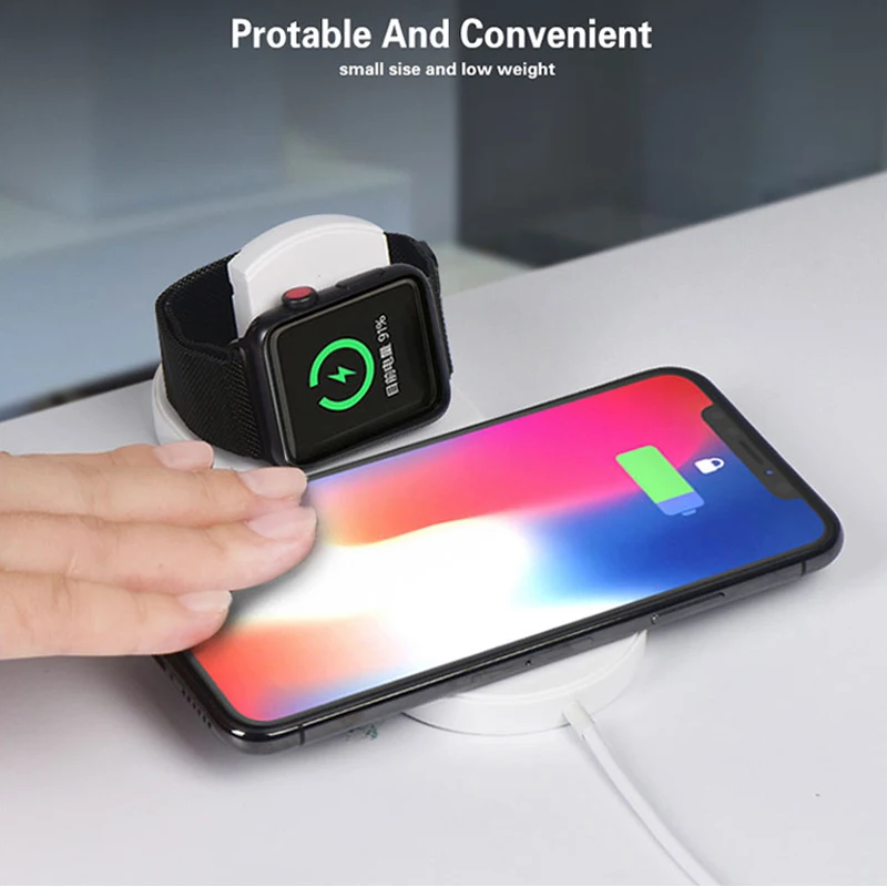 2 em 1 almofada de carregador  - Watch Watch Xs avaliação e preço